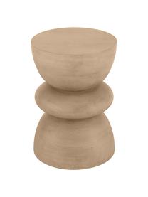 Stolik pomocniczy z drewna mangowego Benno, Lite drewno mangowe, lakierowane, Jasny brązowy, Ø 35 x W 50 cm
