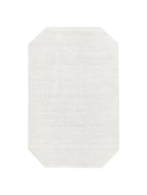 Tapis en viscose tissé main Jane Diamond, Blanc ivoire, larg. 120 x long. 180 cm (taille S)