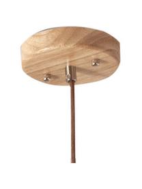 Lampa wisząca z drewna jesionowego Pevero, Drewno jesionowe, Ø 42 x W 33 cm
