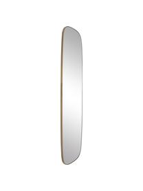 Eckiger Wandspiegel Alyson, Rahmen: Metall, pulverbeschichtet, Rückseite: Mitteldichte Holzfaserpla, Spiegelfläche: Spiegelglas, Messingfarben, B 54 x H 168 cm