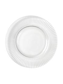 Raňajkový tanier Effie, 4 ks, Sklo, Priehľadná, Ø 21
