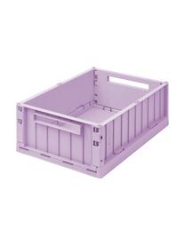 Klappbox Weston aus recyceltem Kunststoff, groß, Recycelter Kunststoff, Lavendelfarben, B 50 x H 20 cm