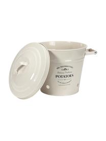 Contenitore Mrs. Winterbottoms Potatoes, Metallo, zincato e laccato, Bianco crema, nero, Ø 29 x Alt. 26 cm
