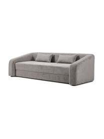 Sofa rozkładana Eliot (3-osobowa), Tapicerka: 88% poliester, 12% nylon , Nogi: tworzywo sztuczne, Ciemnoszara tkanina, S 230 x W 70 cm