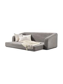 Schlafsofa Eliot (3-Sitzer), Bezug: 88% Polyester, 12% Nylon , Füße: Kunststoff, Webstoff Dunkelgrau, B 230 x H 70 cm