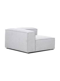 Módulo de esquina sofá Lennon, Tapizado: 100% poliéster Alta resis, Estructura: madera de pino maciza, ma, Patas: plástico, Tejido gris claro, An 119 x F 119 cm, chaise longue izquierda