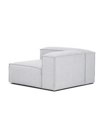 Módulo de esquina sofá Lennon, Tapizado: 100% poliéster Alta resis, Estructura: madera de pino maciza, ma, Patas: plástico, Tejido gris claro, An 119 x F 119 cm, chaise longue izquierda