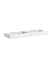 Schubladen Eco Comfort, 2 Stück, Mitteldichte Holzfaserplatte (MDF), FSC-zertifiziert, Weiß, B 76 x T 60 cm