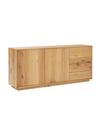 Sideboard Noel aus Eschenholzfurnier, Mitteldichteholzfaserplatte (MDF) mit Eschenholzfurnier, Helles Holz, B 180 x H 79 cm