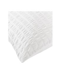 Poszewka na poduszkę z tkaniny typu seersucker Esme, 2 szt., Biały, S 40 x D 80 cm