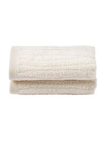 Baumwoll-Handtuch Audrina in verschiedenen Größen, Beige, Duschtuch, B 70 x L 140 cm