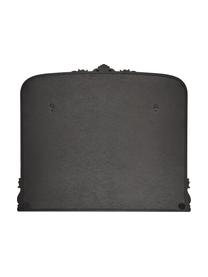 Barokke wandspiegel Fabricio met zwarte houten lijst, Lijst: gecoat MDF, Zwart, B 100 x H 85 cm