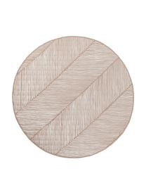 Alfombra de juegos reversible Seashell, Funda: 100% algodón, Rosa, blanco, Ø 133 cm