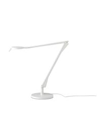 Lámpara de escritorio LED regulable y extensible Aledin Tec, Lámpara: policarbonato pintado, al, Cable: plástico, Blanco, Ø 21 x Al 48 cm