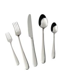 Set 20 posate lucidate a specchio Francine, 4 persone, Coltello: acciaio inossidabile 13/0, Argentato molto lucido, 4 persone (20 pz)