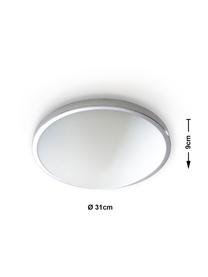 Lampa sufitowa Calisto, Chrom, biały, Ø 31 x W 9 cm