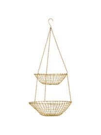 Cestini da cucina in filo Luiza, Metallo rivestito, Ottonato, Ø 28 x Alt. 58 cm