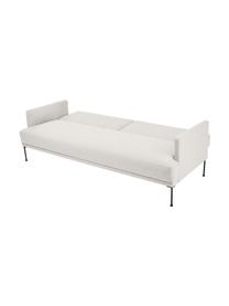 Sofá cama Fluente (3 plazas), Tapizado: 80% poliéster, 20% ramio , Estructura: madera de pino maciza con, Patas: metal con pintura en polv, Tejido beige, An 220 x Al 86 cm