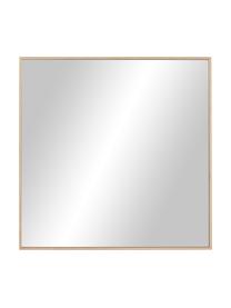 Specchio rettangolare da parete con cornice in legno di quercia marrone Avery, Cornice: legno di quercia certific, Superficie dello specchio: lastra di vetro, Legno chiaro, Larg. 55 x Alt. 55 cm