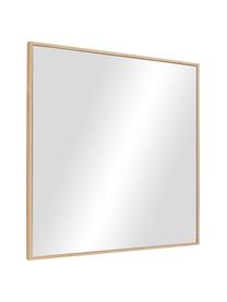 Eckiger Wandspiegel Avery mit braunem Holzrahmen, Rahmen: Eichenholz, FSC-zertifizi, Spiegelfläche: Spiegelglas, Braun, B 55 x H 55 cm