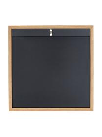 Eckiger Wandspiegel Avery mit braunem Eichenholzrahmen, Rahmen: Eichenholz, FSC-zertifizi, Spiegelfläche: Spiegelglas, Eichenholz, B 55 x H 55 cm
