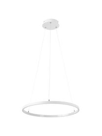 LED-Pendelleuchte Breda, Lampenschirm: Metall, beschichtet, Baldachin: Metall, beschichtet, Weiß, Ø 50 x H 150 cm