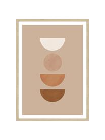 Gerahmter Digitaldruck Bowls, Bild: Digitaldruck auf Papier, Rahmen: Holz, Mitteldichte Holzfa, Front: Glas, Bowls, B 52 x H 72 cm