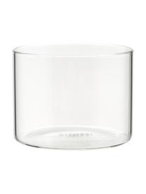 Waterglazen Boro van borosilicaatglas, 6 stuks, Borosilicaatglas, Transparant, Ø 8 x H 6 cm, 200 ml