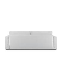 Sofá cama Tasha (3 plazas), con espacio de almacenamiento, Tapizado: 100% poliéster Alta resis, Patas: madera de pino maciza, ma, Patas: plástico, Tejido gris, An 235 x F 100 cm