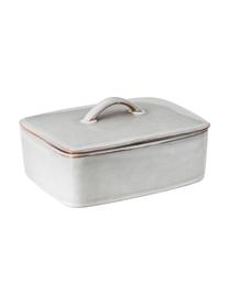 Burriera fatta a mano Nordic Sand, Gres, Grigio, tonalità beige, Larg. 15 x Alt. 6 x Prof. 12 cm