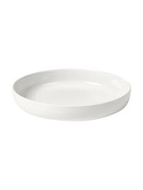 Piatto fondo in porcellana Nessa 2 pz, Porcellana a pasta dura di alta qualità, Bianco, Ø 21 cm