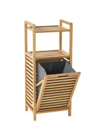 Badkamerrek Kit met wasmand, Frame: bamboehout, FSC-gecertifi, Licht hout, B 40 x H 95 cm