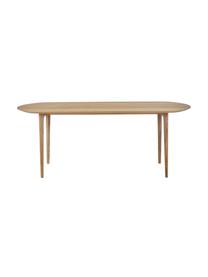 Tavolo ovale in legno di quercia Archie, 200 x 100 cm, Legno di quercia massiccio, oliato 
100% legno FSC proveniente da foreste sostenibili, Legno di quercia, Larg. 200 x Prof. 100 cm