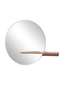 Okrúhle nástenné zrkadlo Sandro, Mangové drevo, Š 75 x V 60 cm