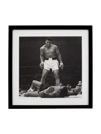 Gerahmter Digitaldruck Moh.Ali, Bild: Digitaldruck, Rahmen: Kunststoff, Front: Glas, Muhammad Ali, B 40 x H 40 cm