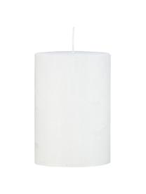 Ručně vyrobená svíčka Rustic, Parafín, Bílá, Ø 7 cm, V 10 cm
