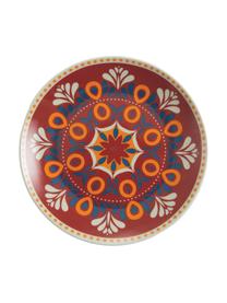 Komplet naczyń z porcelany Shiraz, dla 6 osób (18 elem.), Porcelana, Wielobarwny, we wzór, Komplet z różnymi rozmiarami