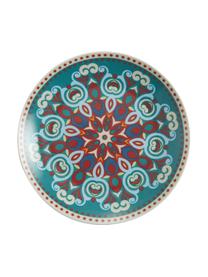 Komplet naczyń z porcelany Shiraz, dla 6 osób (18 elem.), Porcelana, Wielobarwny, we wzór, Komplet z różnymi rozmiarami