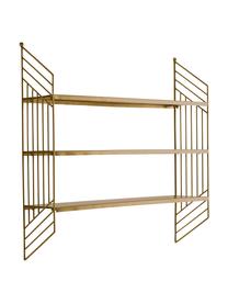 Étagère murale en métal Willie, Métal, Couleur laitonnée, larg. 61 x haut. 61 cm