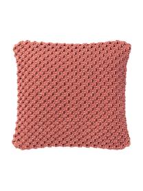 Strick-Kissenhülle Gabrielle aus Baumwolle, 100 % Baumwolle

Das in diesem Produkt verwendete Material ist schadstoffgeprüft und zertifiziert nach STANDARD 100 by OEKO-TEX®, 11.HIN.00050, Hohenstein HTTI., Koralle, B 45 x L 45 cm