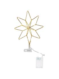 LED-piek Topsy H 30 cm, batterij-aangedreven, Goudkleurig, B 23 x H 30 cm
