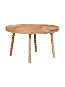 Runder Couchtisch Jammu aus Mangoholz, Mangoholz, Mangoholz, Ø 60 cm