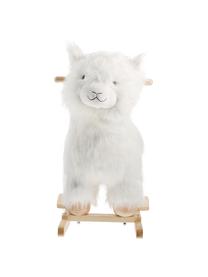 Houpací zvířátko Lama, Polyester, topol, Bílá, hnědá, Š 65 cm, V 70 cm