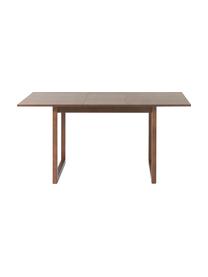 Table extensible Calla, tailles variées, Bois de chêne, brun laqué, larg. de 120 à 160 x prof. 90 cm