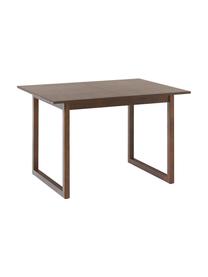 Table extensible Calla, tailles variées, Bois de chêne, brun laqué, larg. de 120 à 160 x prof. 90 cm