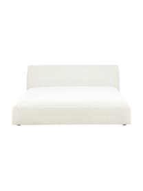 Gestoffeerd bed Cloud, Bekleding: fijn gestructureerde gewe, Frame: massief grenenhout, FSC-g, Geweven stof beige, B 180 x L 200 cm