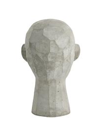 Figura decorativa Kopf, Cemento, Gris, An 20 x Al 30 cm