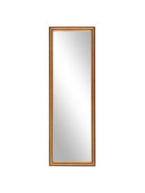 Specchio da parete barocco Muriel, Cornice: legno massiccio rivestito, Retro: pannello di fibra a media, Superficie dello specchio: lastra di vetro, Dorato, Larg. 50 x Alt. 150 cm