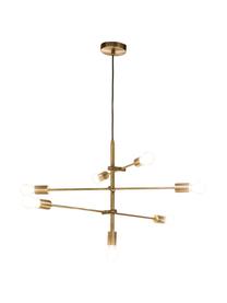 Lampada a sospensione dorata Visby, Baldacchino: metallo ottonato, Ottone, Ø 84 cm