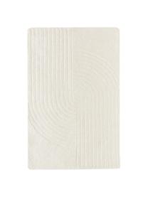 Tapis en laine tufté main Mason, Blanc crème, larg. 120 x long. 180 cm (taille S)